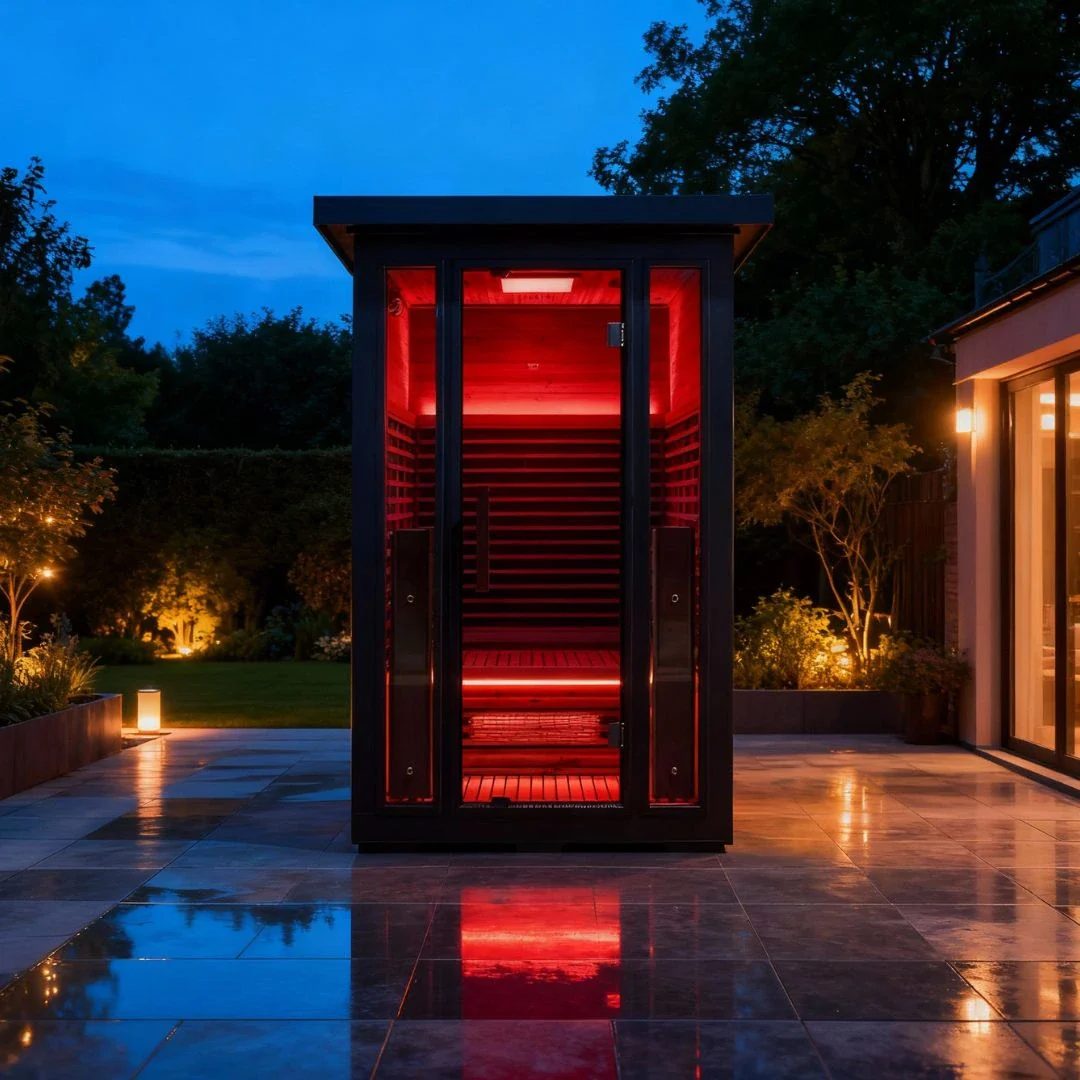 Polar Eclipse 2 Person Outdoor Infrared Sauna - Image 7