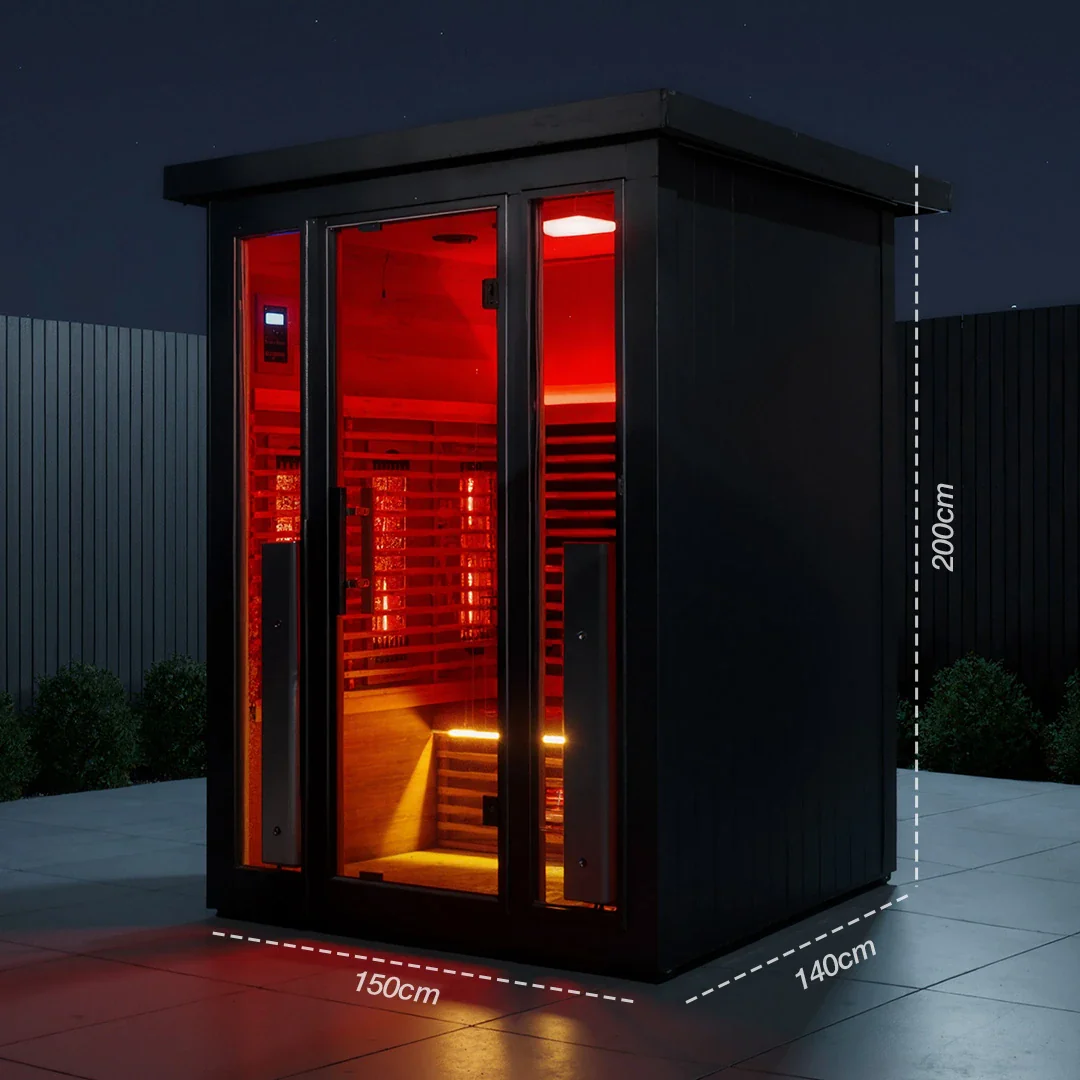 Polar Eclipse 3 Person Outdoor Infrared sauna - Image 3