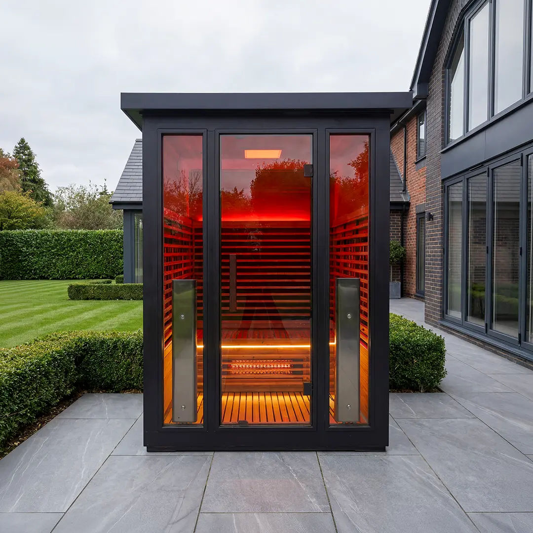 Polar Eclipse 3 Person Outdoor Infrared sauna - Image 4