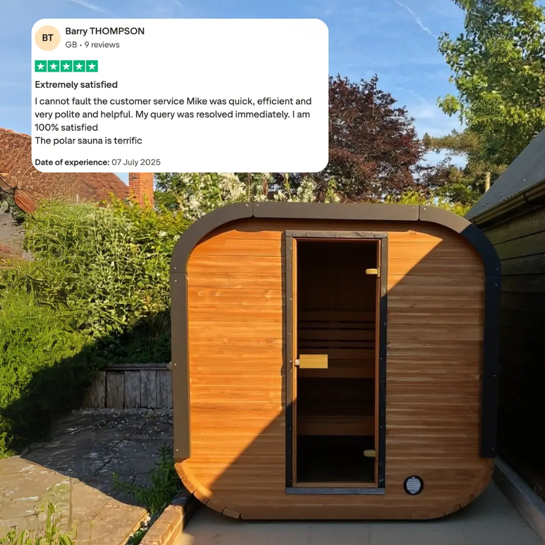Polar Recovery Sauna Cube - 3-5 Person Outdoor Sauna - Image 16