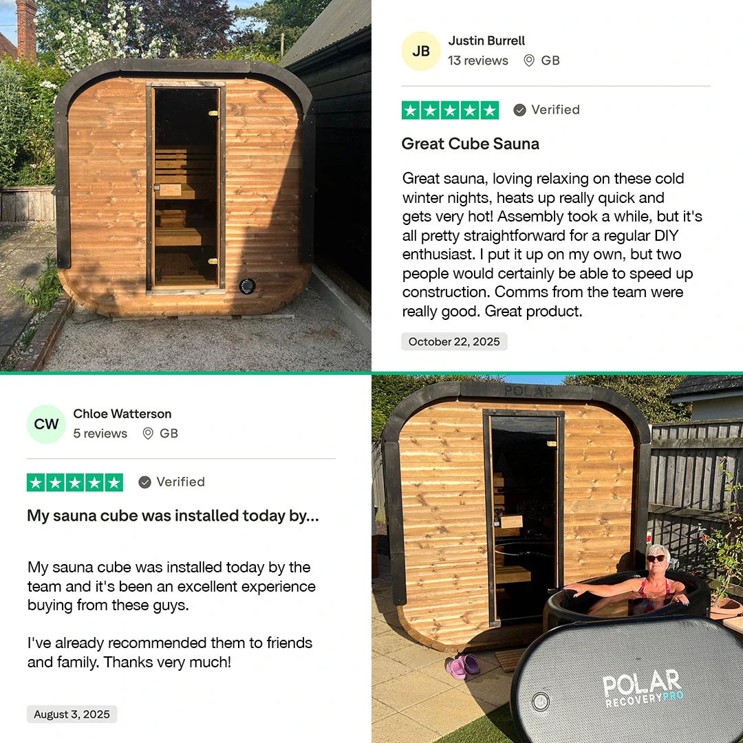 Polar Recovery Sauna Cube - 3-5 Person Outdoor Sauna - Image 5