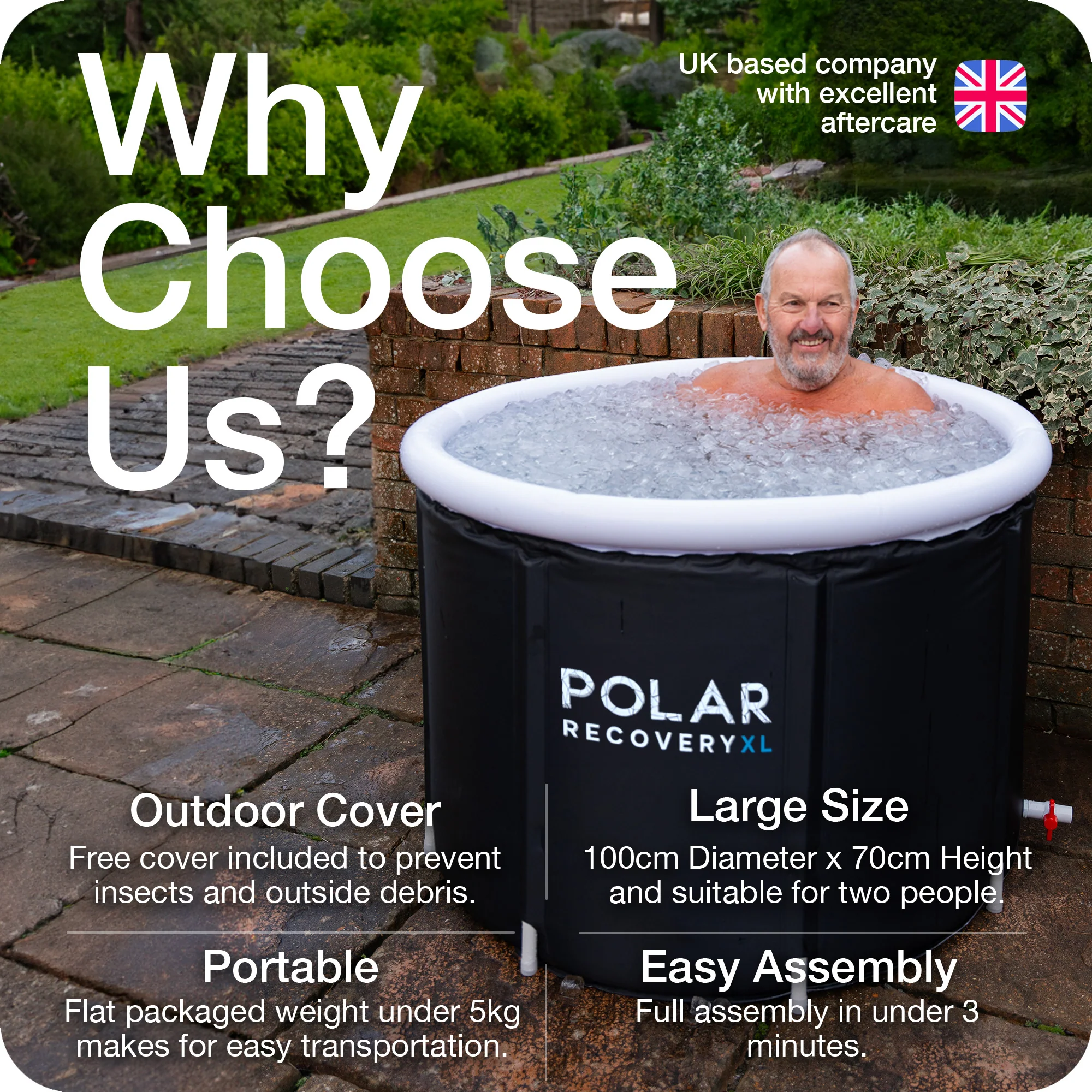 Polar Recovery™ XL Ice Bath Tub - Image 3